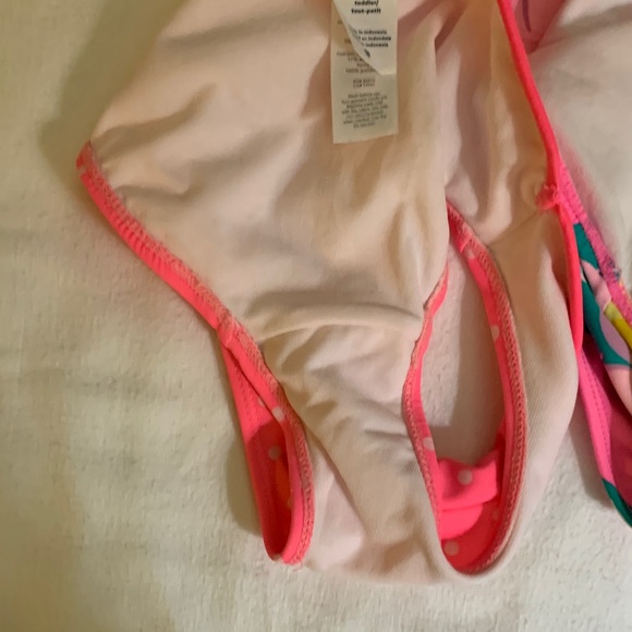 Carter's Pink Sea Life Rashguard Set - Picture 4 of 5